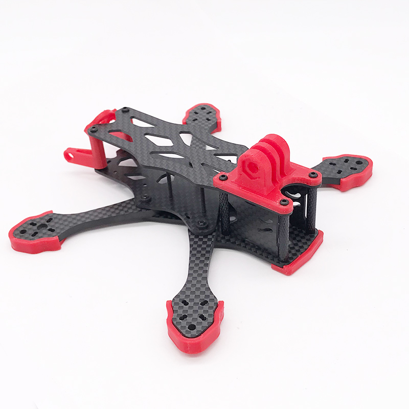 Drone Kit Octocopter - APEX 3 3 นิ้ว 147mm ฐานล้อคาร์บอนไฟเบอร์ชุดกรอบ