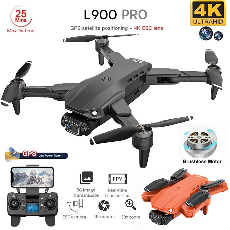 Drone Kit Professional - โดรน4K L900โปร GPS โดรน4K กล้อง HD