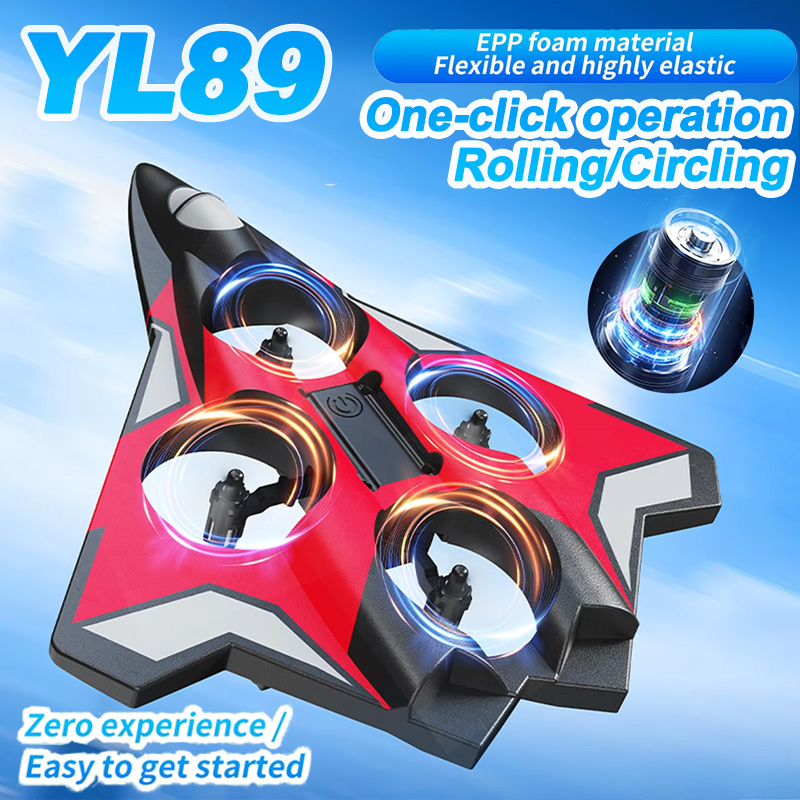 Drone Kit Tricopter - โดรนโฟม EPP รุ่น YL89 เฮลิคอปเตอร์บังคับวิทยุ บินหมุนได้