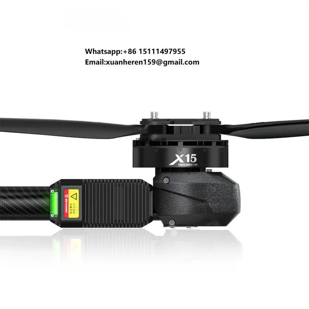 Drone Kit Heavy Lift - มอเตอร์ X15 แบบไร้แปรงถ่านสำหรับโดรนการเกษตรยกน้ำหนักมาก แรงขับสูงสุด 72 กก.