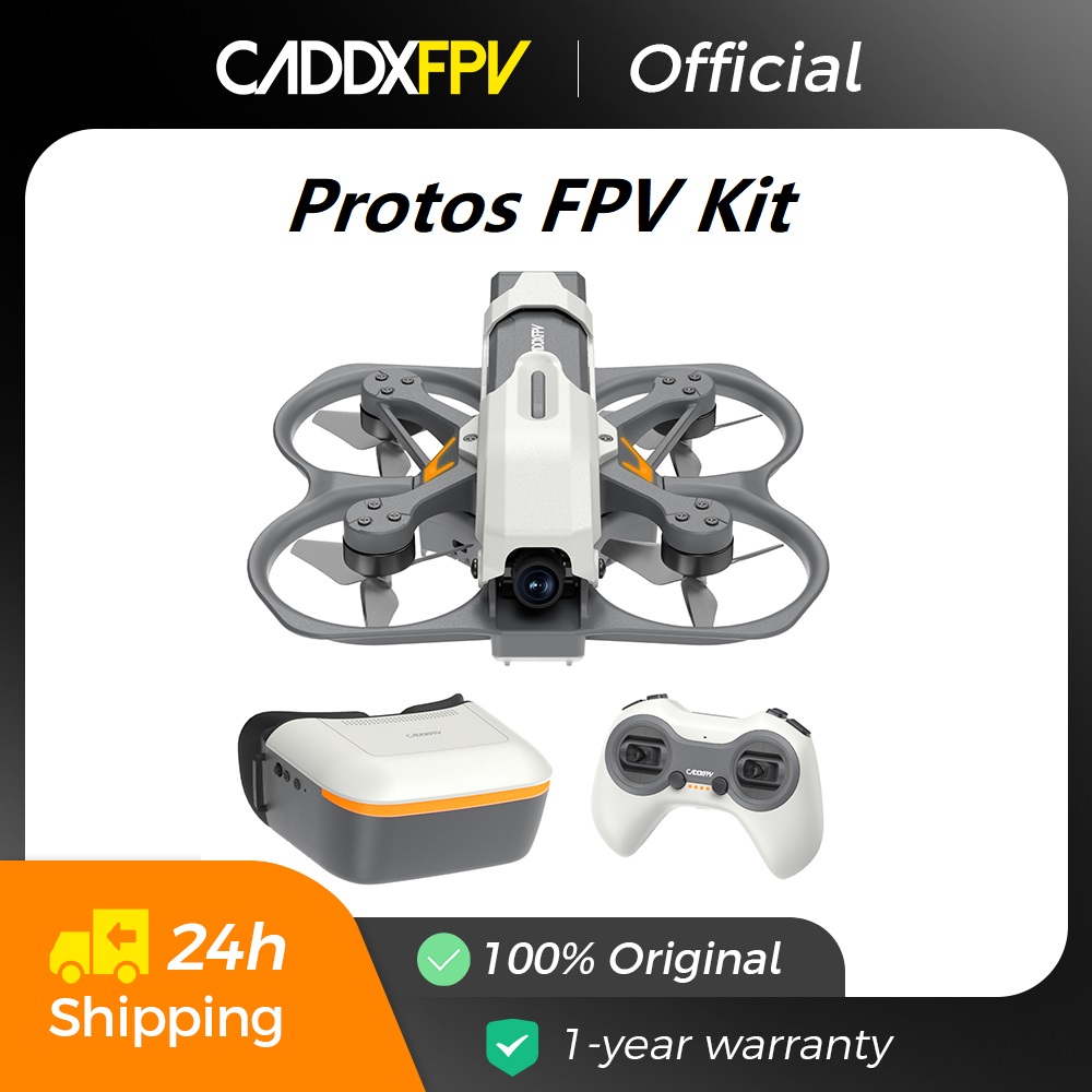 Drone Kit Build Yourself - ชุดโดรนแข่ง CADDX Protos FPV แบบไร้แปรงถ่าน โดรนควอดคอปเตอร์ระดับมืออาชีพ