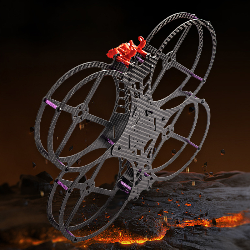 Drone Kit Octocopter - Flyroun 5 นิ้วคาร์บอนไฟเบอร์ FPV Racing Frame