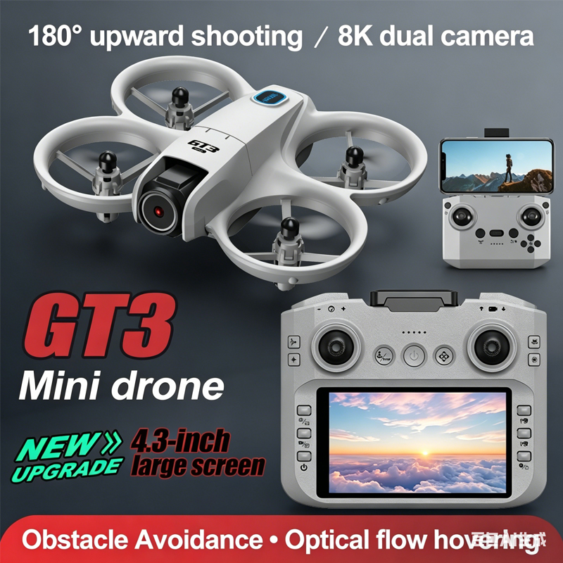 Drone Kit Tricopter - โดรนจิ๋ว 2026 GT3/GT3 MAX โดรน 8K