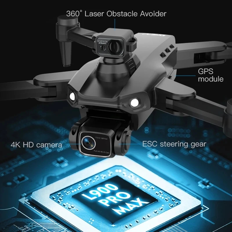 L900 Pro MAX GPS โดรน 4K Profe - Drone Kit Professional บทวิจารณ์และราคา
