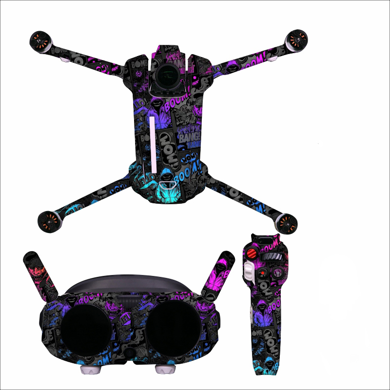 ชุดสติกเกอร์ตกแต่งสำหรับโดรนแล - Drone Kit Waterproof บทวิจารณ์และราคา