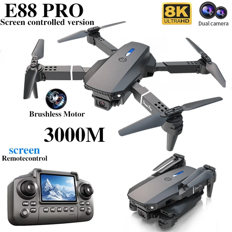 Professional E88 PRO Drone หน้ - Drone Kit Professional บทวิจารณ์และราคา
