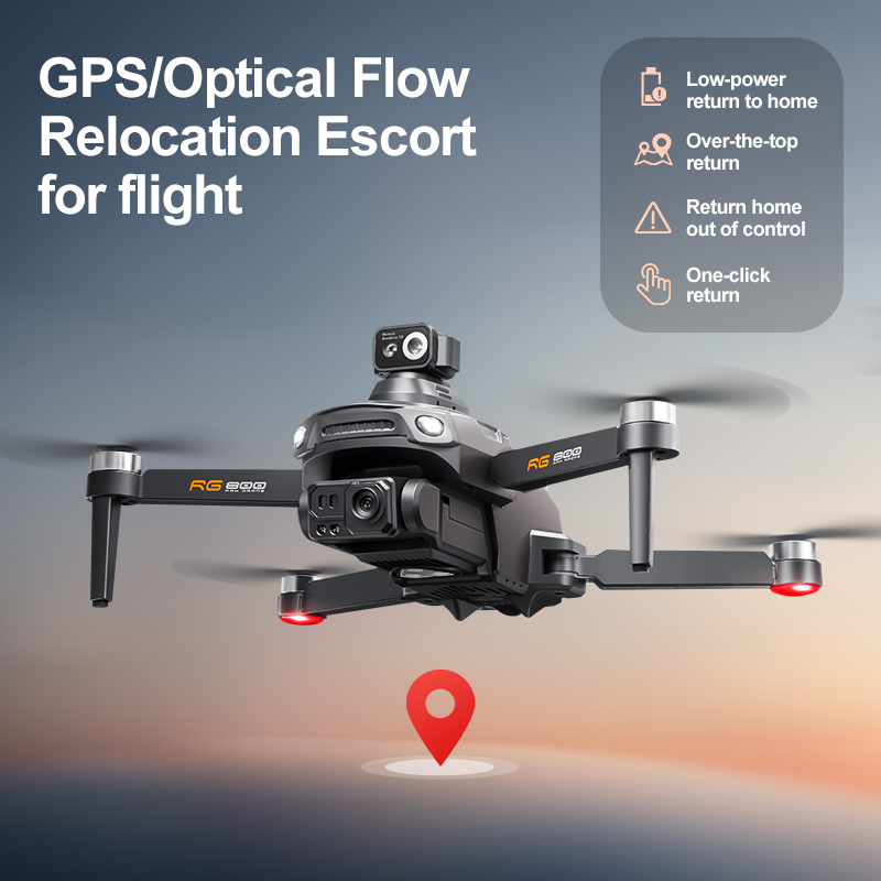 โดรน RG800 MAX GPS ระดับมืออาช - Drone Kit With Camera บทวิจารณ์และราคา