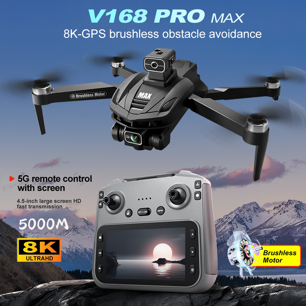 V168 PRO Max GPS Drone 8K Prof - Drone Kit Professional บทวิจารณ์และราคา