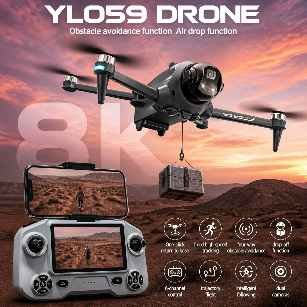 โดรน Potensic ระบบ GPS กลับอัต - Drone Kit With Camera บทวิจารณ์และราคา