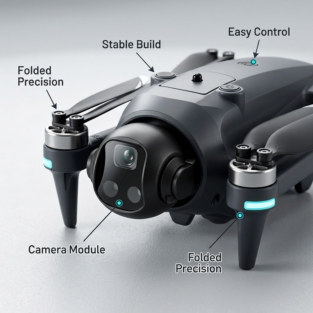 โดรน Potensic ระบบ GPS กลับอัต - Drone Kit With Camera บทวิจารณ์และราคา