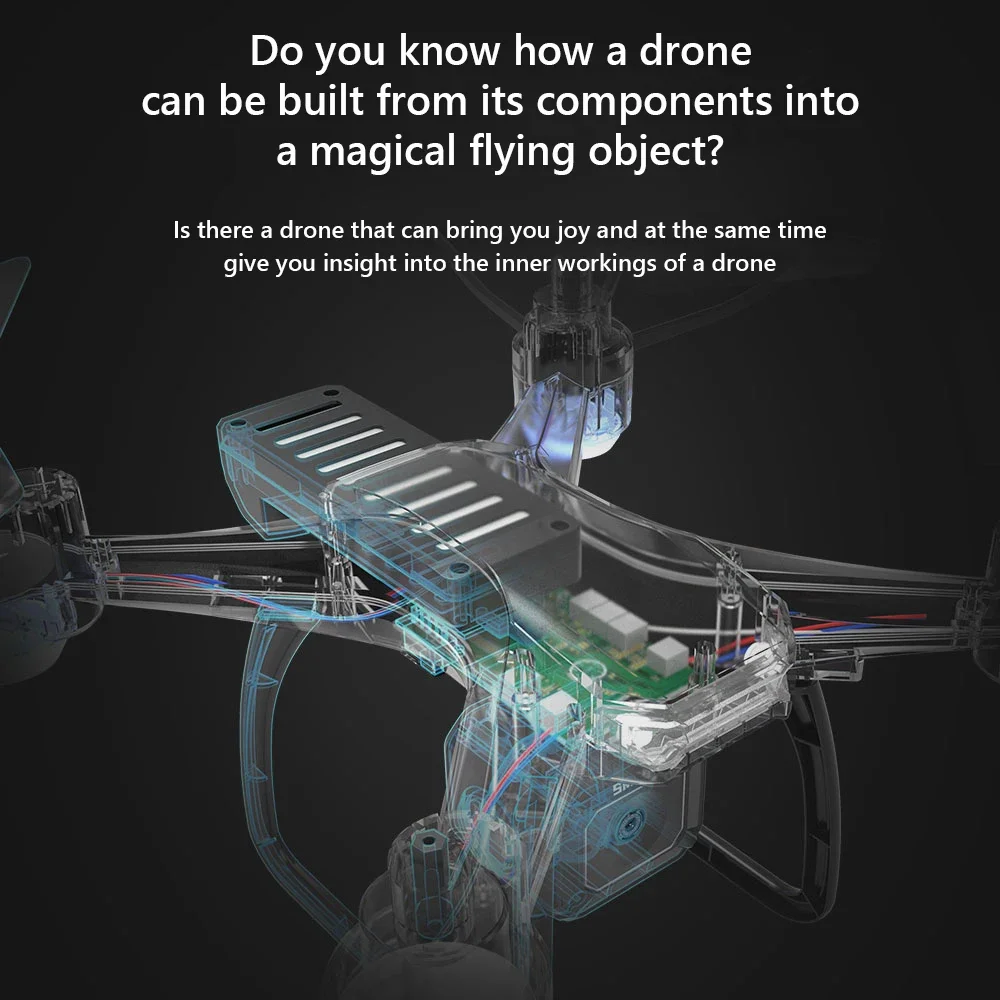 โดรน JJRC H108 ประกอบเองได้ ฝึ - Drone Kit With Camera บทวิจารณ์และราคา