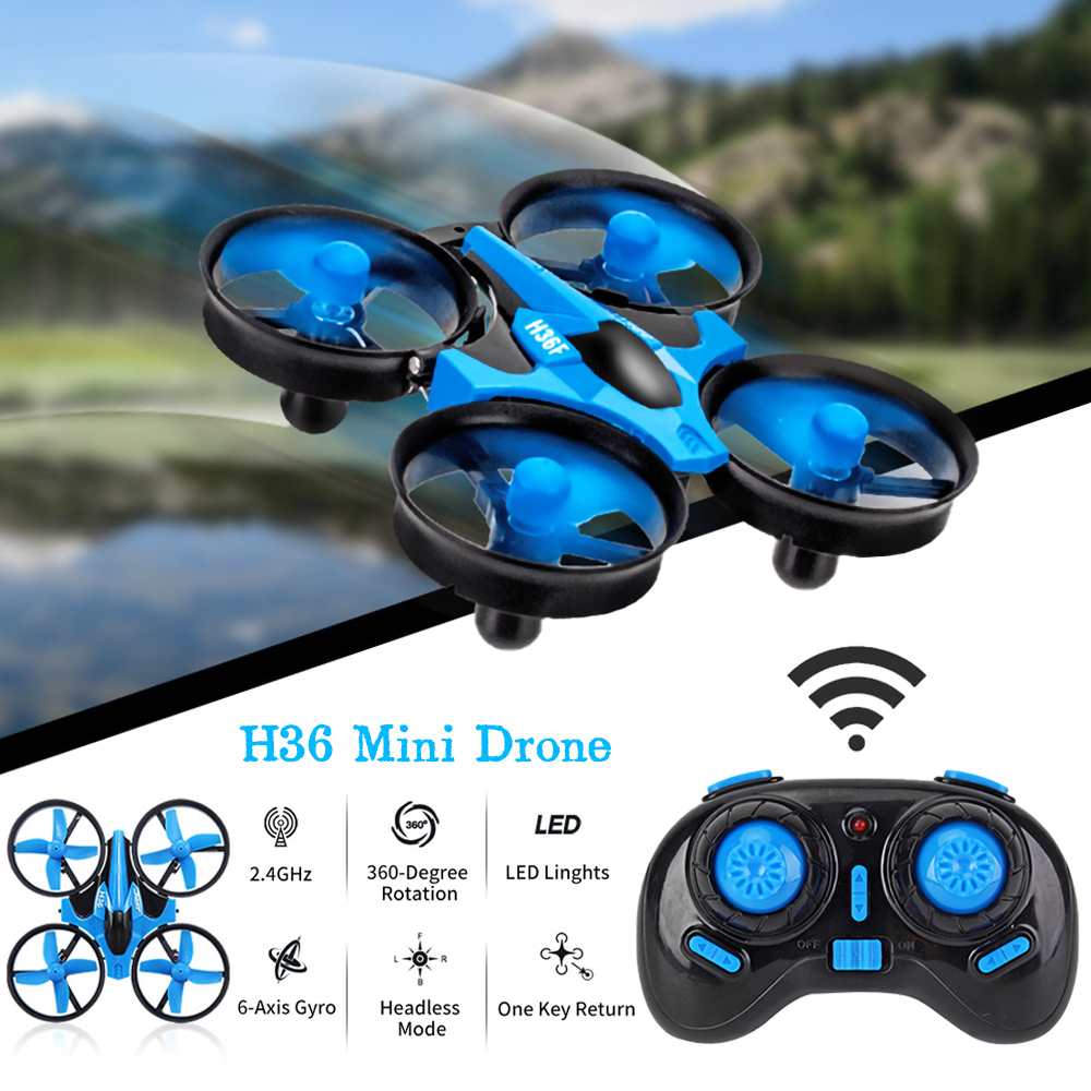 โดรนจิ๋ว JJRC H36 2.4G 6 แกน โ - Drone Kit Tricopter บทวิจารณ์และราคา