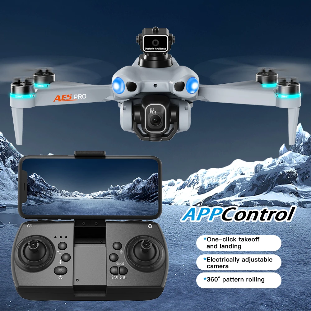 โดรน AE5 Pro 8K HD หน้าจอ 4.5  - Drone Kit Tricopter บทวิจารณ์และราคา
