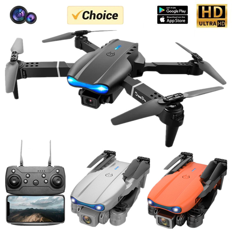 ใหม่ Mini Drone E99 4K WIFI HD - Drone Kit Tricopter บทวิจารณ์และราคา