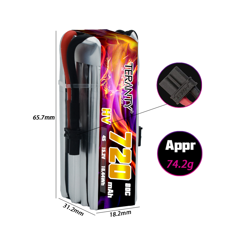 TERANTY 720mAh 4S 15.2V HV แบต - Drone Kit Fpv บทวิจารณ์และราคา
