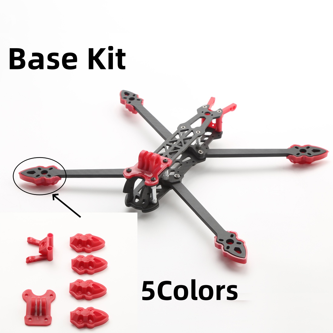 ชุดโครง FPV Mark4 ขนาด 5 นิ้ว  - Drone Kit Build Yourself บทวิจารณ์และราคา