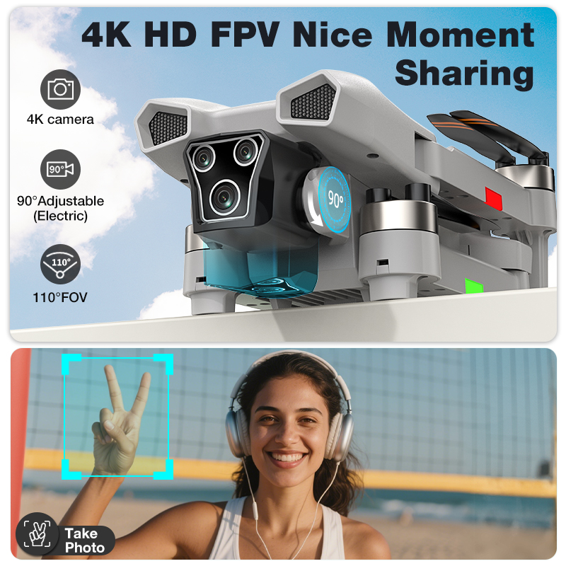 โดรนรุ่นใหม่ L017 Pro Brushles - Drone Kit Professional บทวิจารณ์และราคา