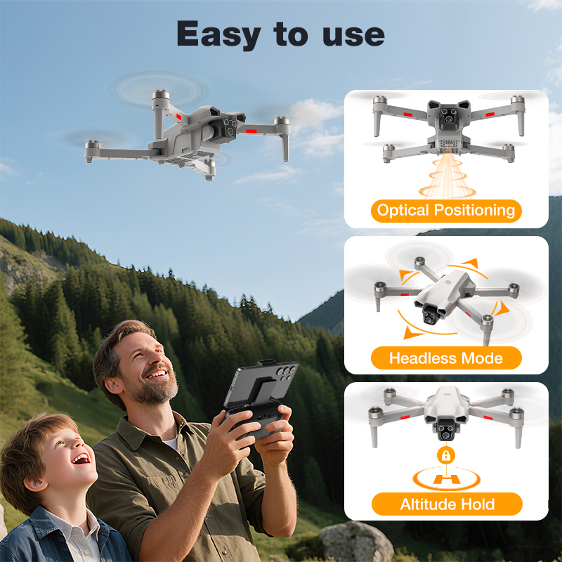 โดรนรุ่นใหม่ L017 Pro Brushles - Drone Kit Professional บทวิจารณ์และราคา
