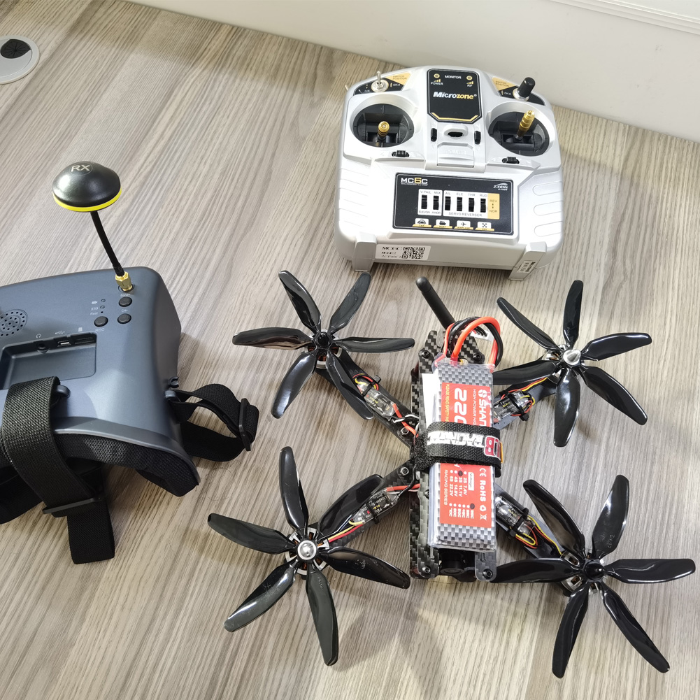 10Pcs 504060 5X4X6 6-ใบมีดสีเด - Drone Kit Build Yourself บทวิจารณ์และราคา