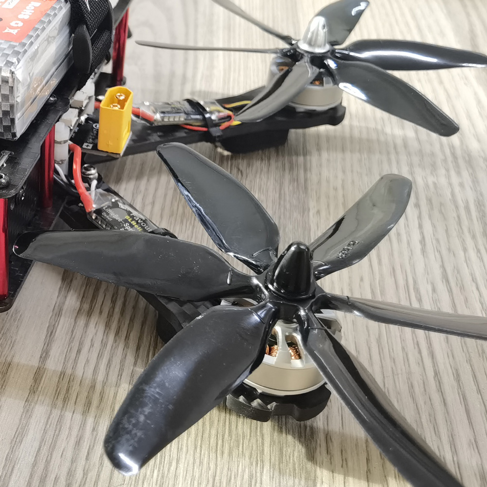 10Pcs 504060 5X4X6 6-ใบมีดสีเด - Drone Kit Build Yourself บทวิจารณ์และราคา